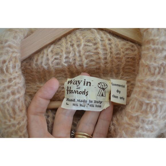 Vintage Italian Mohair Knit Sweater Size Medium - Picture 5 of 7